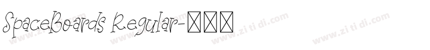 SpaceBoards Regular字体转换